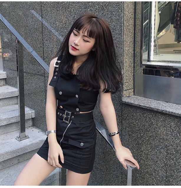 Uri Skirt chân váy khóa kéo | BigBuy360 - bigbuy360.vn