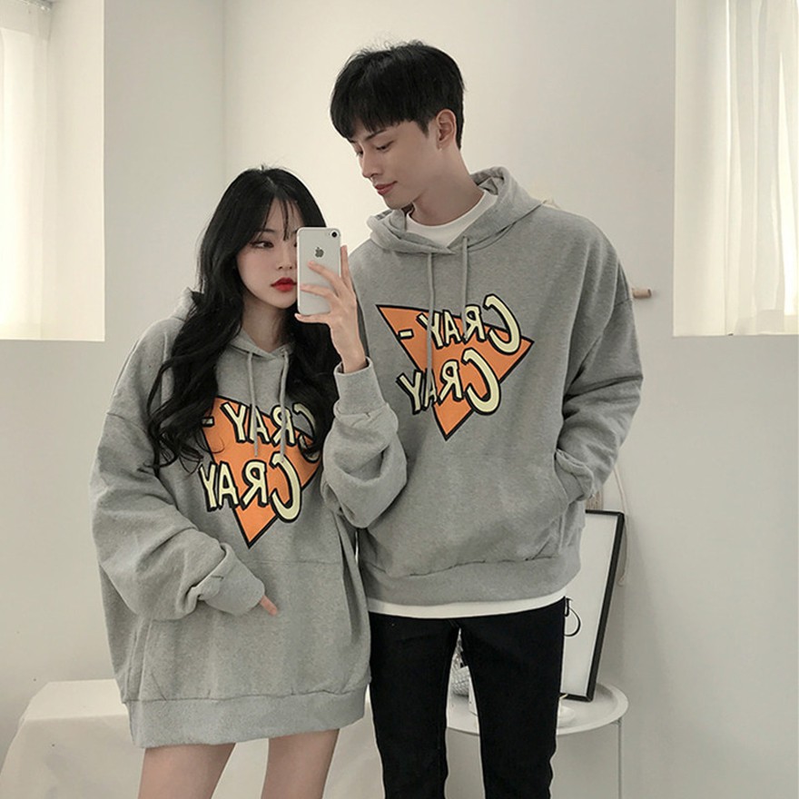 (Get 1 Buy 1) Áo HOODIE UNISEX in HÌNH TAM GIÁC Phối chữ ULZZANG,có BIGSIZE