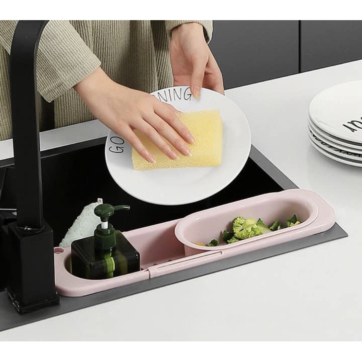 GIÁ ĐỂ ĐỒ RỬA BÁT KÈM KHAY LỌC RÁC ĐA NĂNG