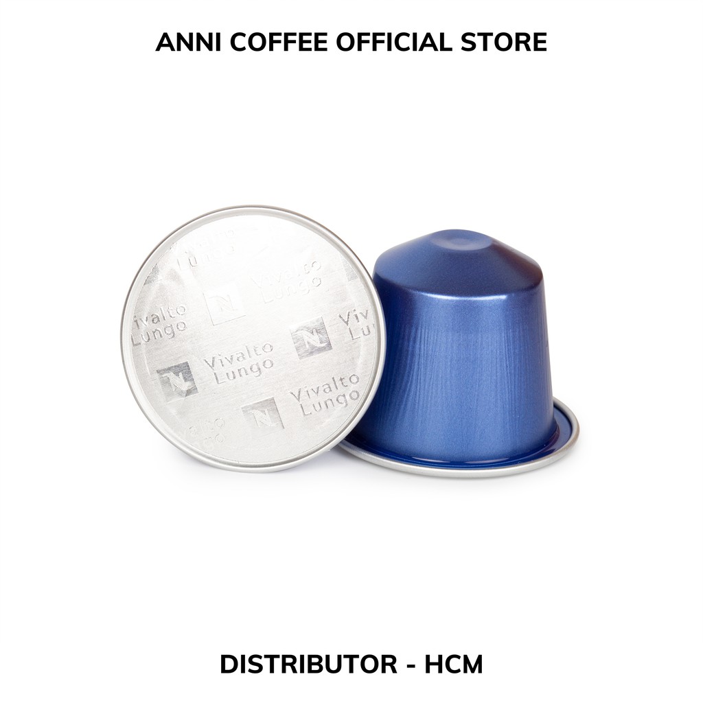 [Nespresso Chính hãng] Cà phê viên nén Nespresso Capsule Vivalto Lungo (Hộp 10 viên - 53 gram/viên) NPP Anni Coffee