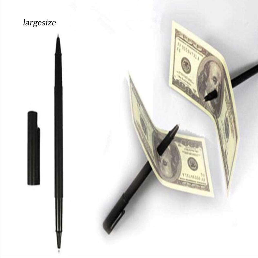 Bút đâm xuyên tờ tiền giấy làm ảo thuật