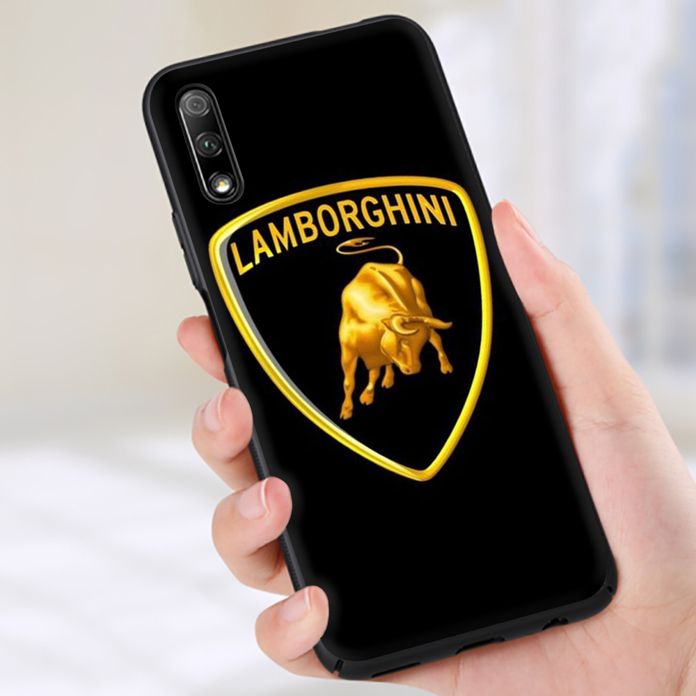 Ốp Điện Thoại Tpu Mềm Chống Rơi In Logo Lamborghini Thời Trang Cho Honor 7x 8x 8a 9 Lite 10 Lite
