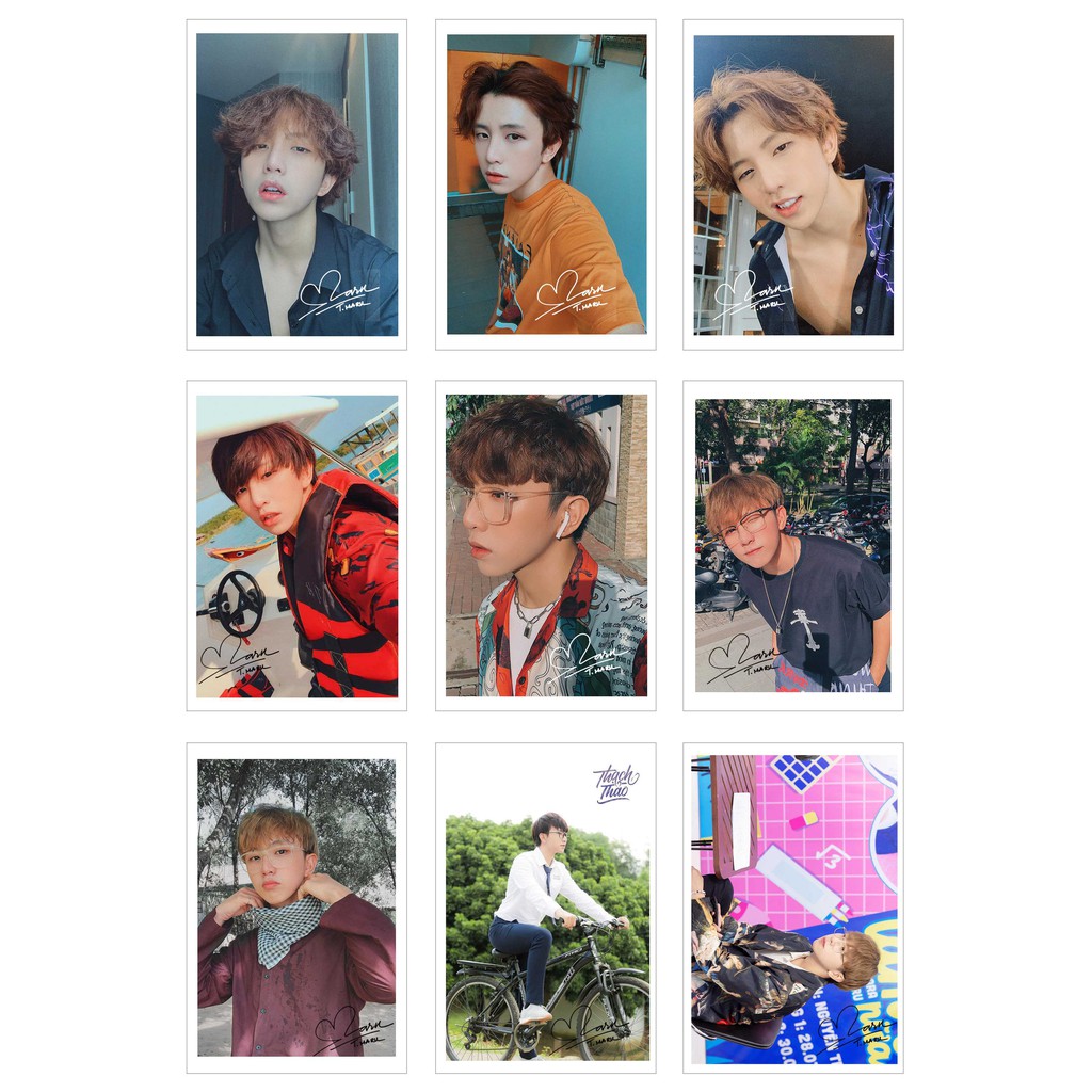 Ép Lụa] Lomo Card 54 Ảnh TÙNG MARU - UNI5 (có chữ kí )