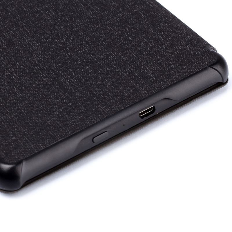 Bao Da Máy Tính Bảng PU Phối Vải Cho Amazon Kindle Auto Sleep Kindle 2019