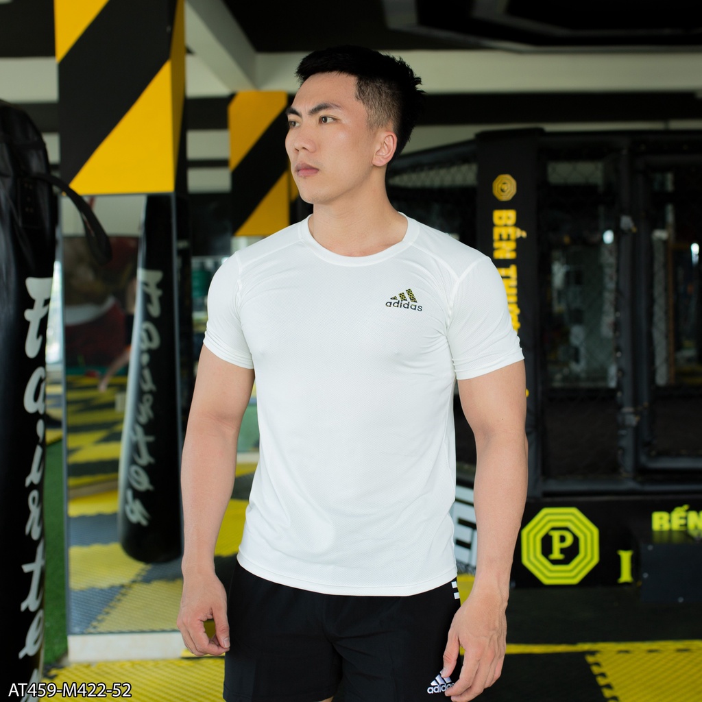 Áo thun thể thao Adidas lỗ kim 4 chiều AT459 - thể thao nam VNXK
