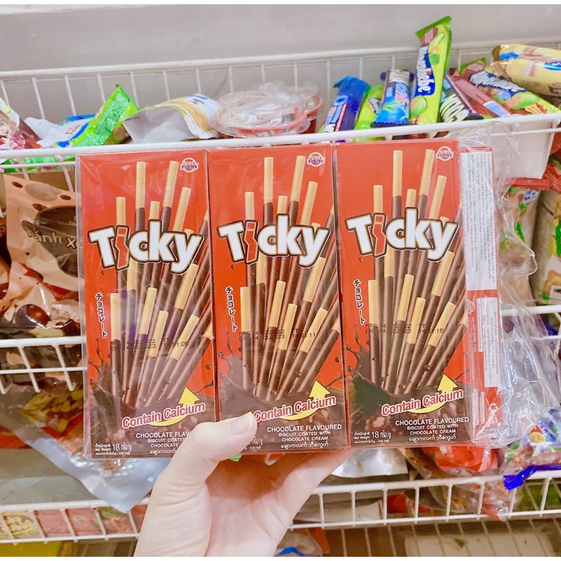 BÁNH QUE TICKY THÁI LAN PHỦ KEM