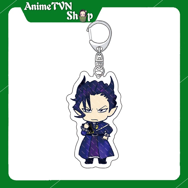 Móc khoá Mica dây xịn anime manga Mairimashita! Iruma-kun  - Nhựa Cứng Acrylic In 2 mặt sắc nét