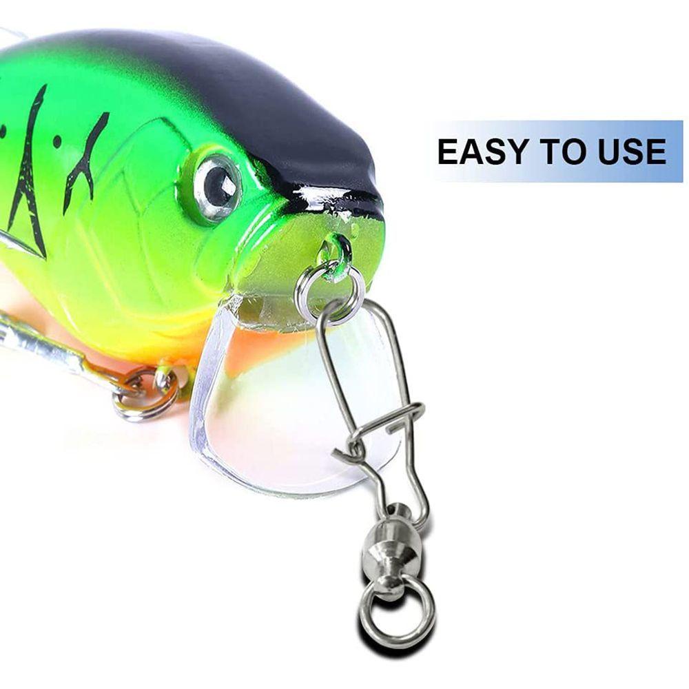 MUVAKO 25 Khóa Câu Cá Bằng Thép Không Gỉ