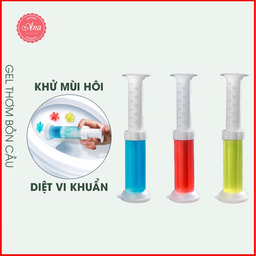 Gel khử mùi bồn cầu khử trùng tạo hương tươi mát hình hàng [loại 1 có hộp]