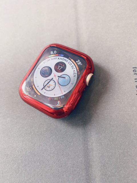 Ốp apple watch series 1/2/3/4 viền màu