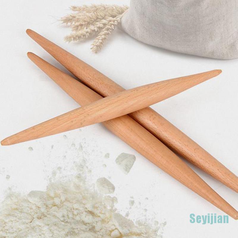 Cây Lăn Bột Làm Bánh Bằng Gỗ Chống Dính 28cm / 33cm