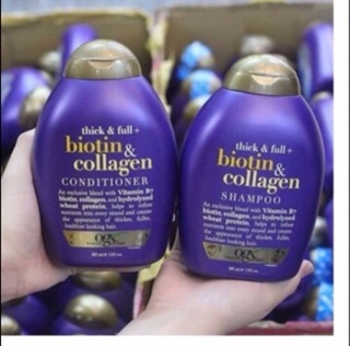 SET DẦU GỘI & XẢ BIOTIN 385ML kích mọc tóc