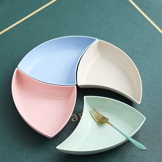 Đĩa đựng thức ăn hình mặt trăng độc đáo | Tấm lưỡi liềm | Đĩa ăn cho bé sinh thái | Đĩa đựng nước chấm hình mặt trăng