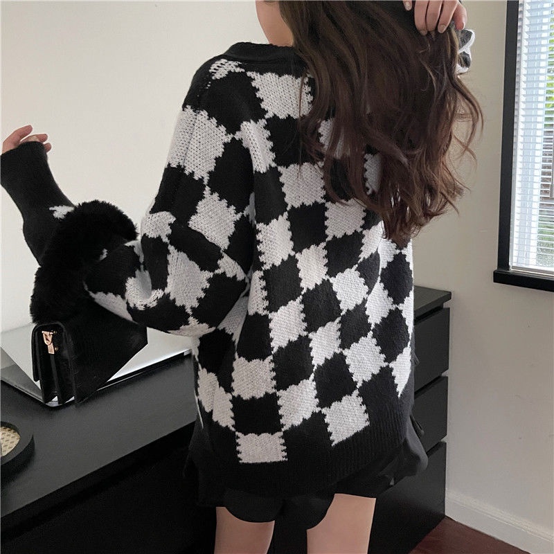 Áo Khoác Cardigan Dệt Kim Thời Trang Thu Đông Phong Cách Mới Dành Cho Nữ 2022