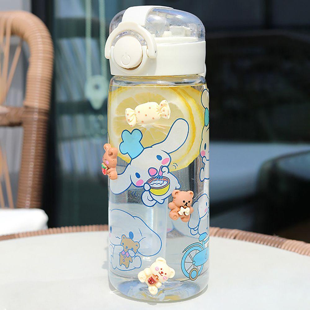 Bình Nước Có Ống Hút Và Dây Đeo Thiết Kế Đơn Giản Cỡ Lớn Dành Cho Trẻ Em