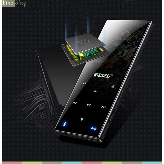 Máy nghe nhạc Lossless Ruizu D29 (Bluetooth, Có loa ngoài)