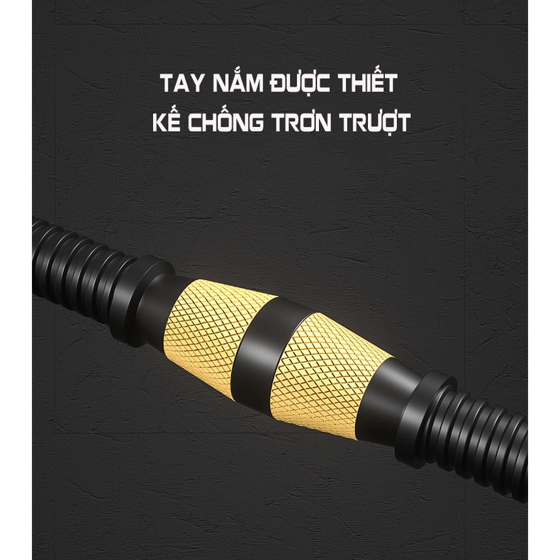 Bộ Tạ Tay Đa Năng  20kg Kết Hợp Tạ Đòn, Tạ Ấm Tháo Lắp Điều Chỉnh Siêu Bền