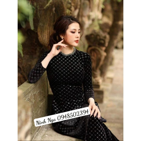 Vải nhung 7 biên gc