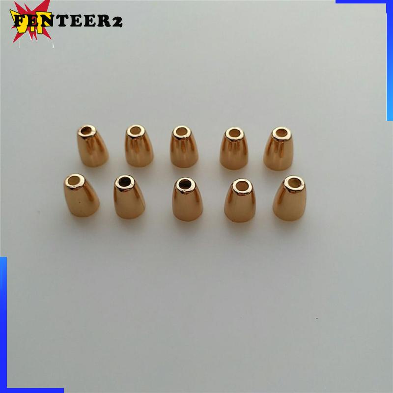 Set 2 / 10 Nút Chặn Dây Chuông Bằng Hợp Kim Kẽm Không Có Nắp