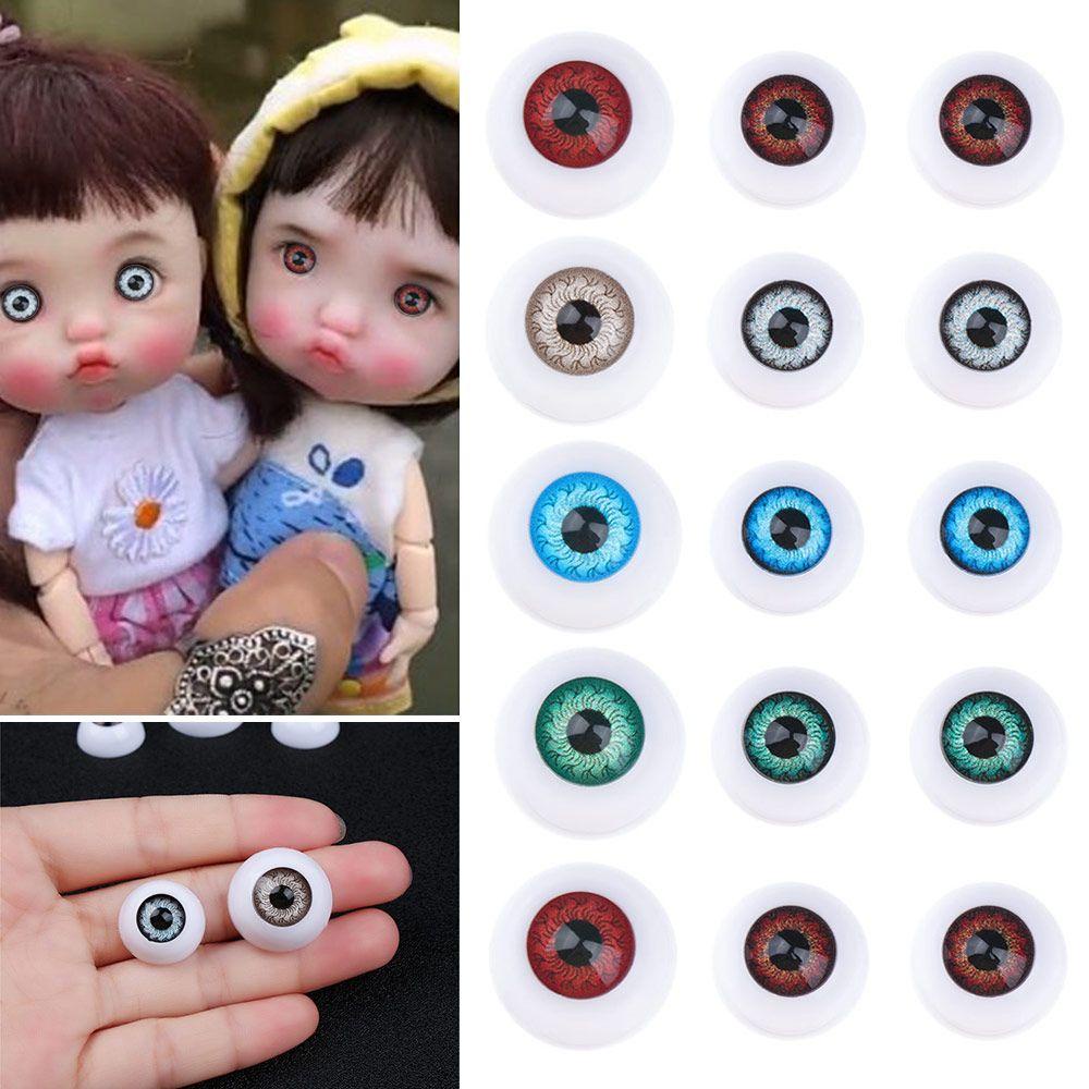 BEBETTERM 10 Cặp Mắt Kính Chất Lượng Cao Cho Búp Bê BJD