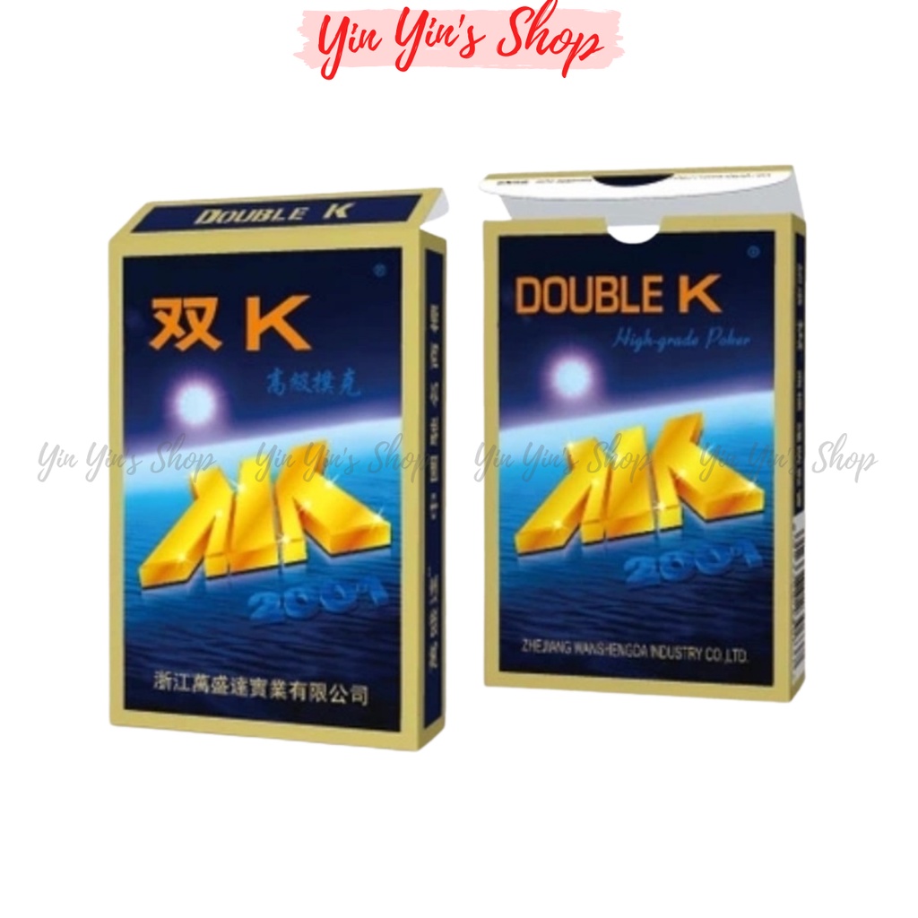 Bộ bài Tây 52 lá Double K tú lơ khơ dùng chơi tiến lên, bài cào, xì dách