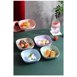 Set 8 dĩa nhựa lúa mạch