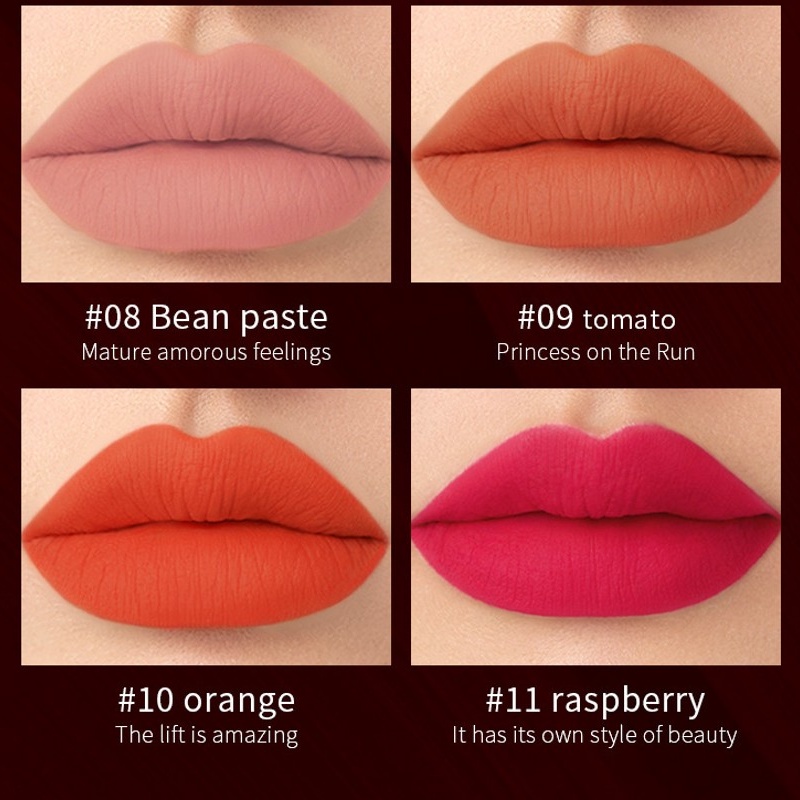 [Hàng mới về] Bút kẻ viền môi màu đỏ đậm mượt mà quyến rũ lâu trôi