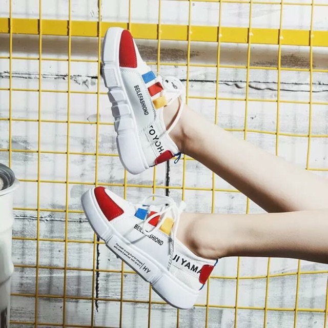 THỂ THAO PHA MÀU SNEAKER MỚI NHẤT 2018