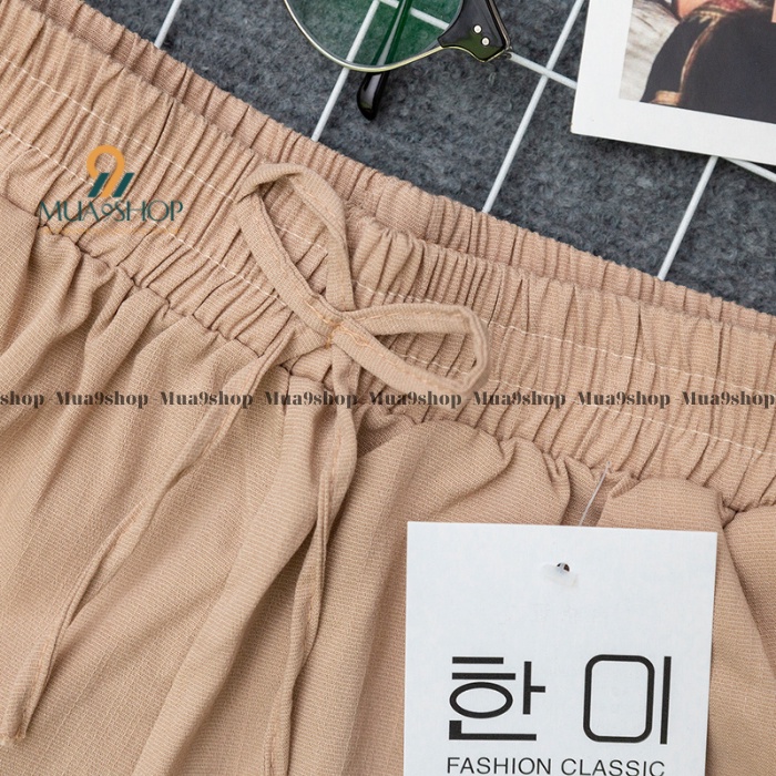 Quần short đũi đùi nữ mặc nhà M9 chất vải đẹp cao cấp