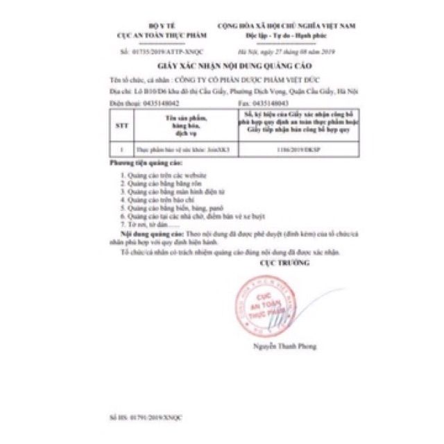 Joint XK3 - giảm triệu chứng đau nhức, viêm khớp, hạn chế thoái hóa khớp, tái tạo sụn khớp và tăng tiết dịch khớp