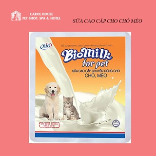 [Combo 10 bịch sữa] Sữa Cao Cấp Chuyên Dùng cho Chó Mèo BIO MILK 100gr