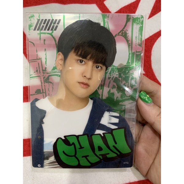 POSTCARD PVC trong suốt CHANWOO iKON  (quà tặng iKONIC Nhật)