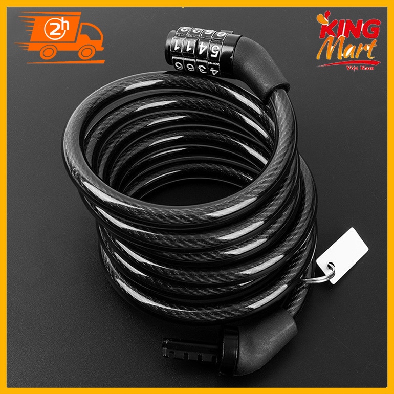 Khóa số xe đạp 4 số chắc chắn bền đẹp Kingmart Giá Tốt