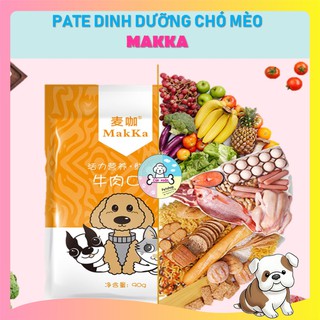 Pate cho mèo vị hải sản Makka (gói 90gr) phù hợp với các bé mèo từ 2 tháng tuổi