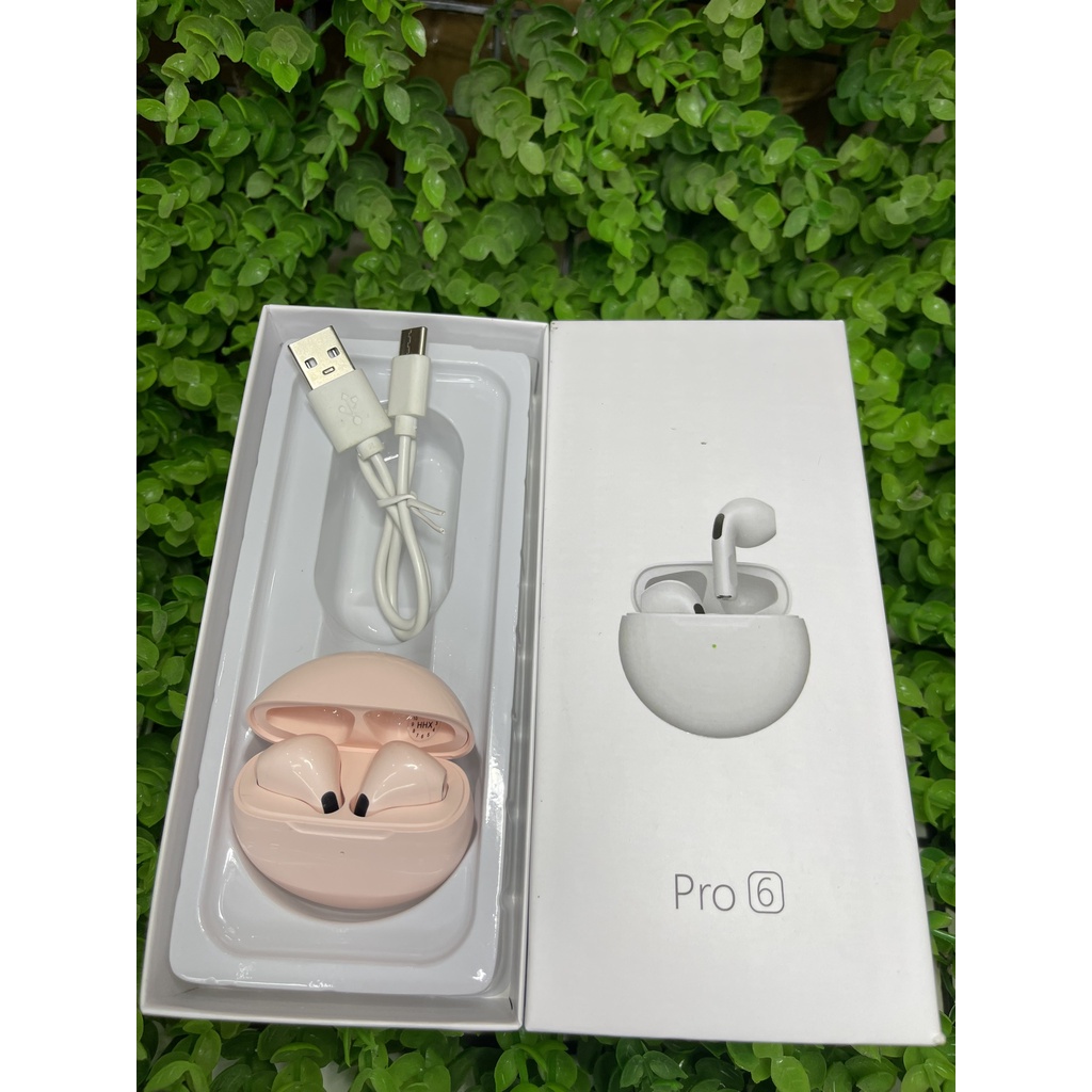 Tai Nghe Bluetooth Pro 6 HD Store Khử Âm Chống Ồn Định Vị, Tai Nghe Bluetooth Android Pro 6 Cho Samsung Và Ios.