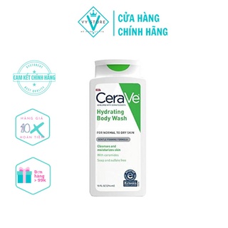 Sữa tắm CeraVe Hydrating Body Wash 296ml - mỹ phẩm VYSTOREVT cosmetics