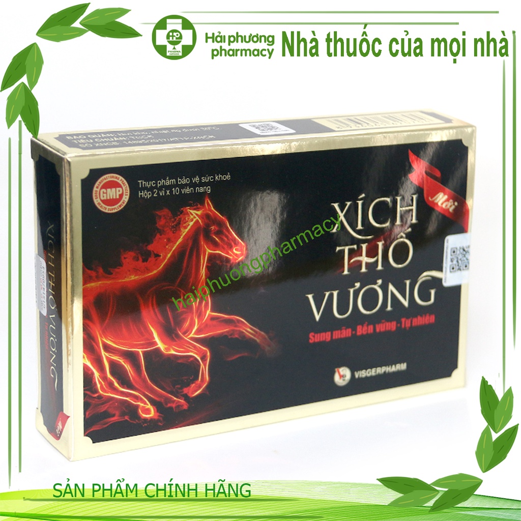 Xích Thố Vương 20 viên - Thực phẩm bảo vệ sức khỏe tăng cường sinh lý nam