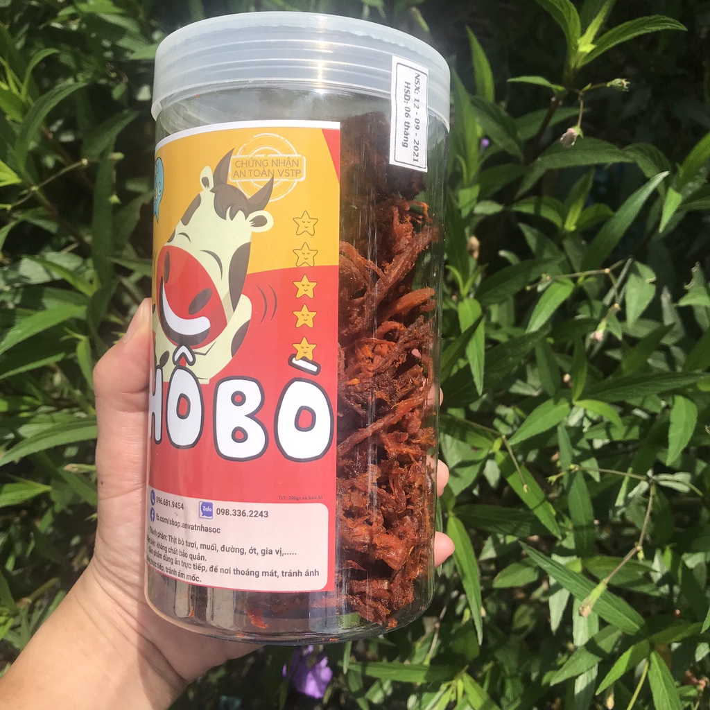 Khô Bò Xé Sợi 200gr Ăn Vặt Nhà Sóc, Khô Bò Hàng Đặc Biệt, Đồ Ăn Vặt Hà Nội | BigBuy360 - bigbuy360.vn