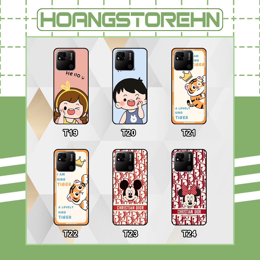 Ốp Xiaomi Redmi 10A in hình mickey, hổ, kingtiger siêu rẻ T19 - T24