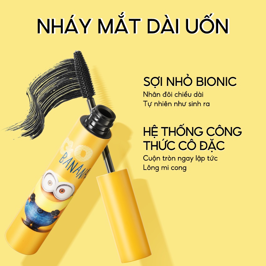 Carslan X Minions Pretty Eyes Mascara Waterproof Long-lasting Mascara 5g | BigBuy360 - bigbuy360.vn