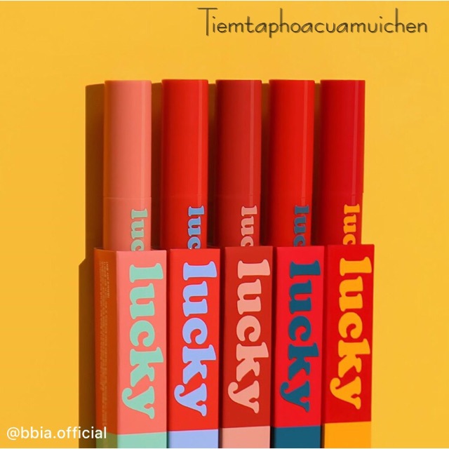 Son Tint Nước Siêu Lì,Lâu Trôi LUCKY SHINE TINT