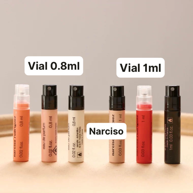 Vial mẫu thử nước hoa Narciso Rodriguez for Her