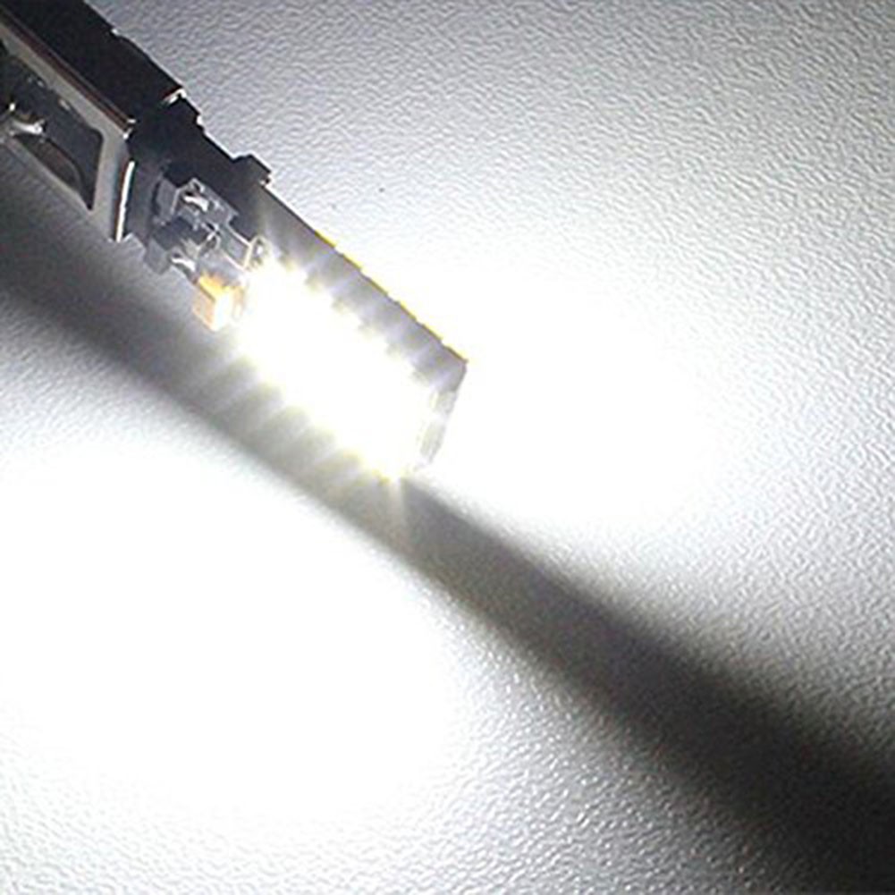 2 đèn LED 12V H3 ánh sáng trắng 6500K 24-SMD 4014 dùng làm đèn xe ô tô