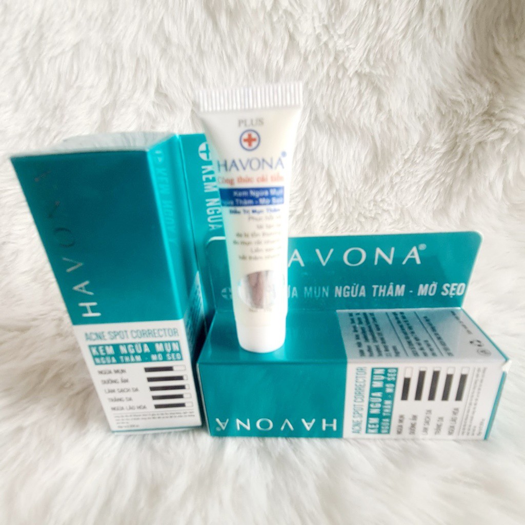 KEM NGỪA MỤN HAVONA MỜ THÂM DỊ ỨNG (PLUS)