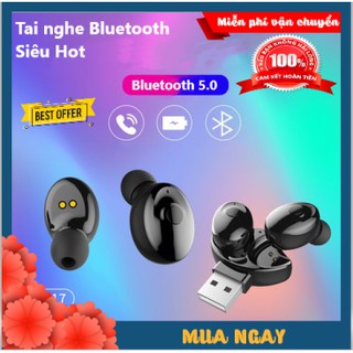Bộ đôi tai nghe bluetooth mini không dây tws xg17 cao cấp, chống nước