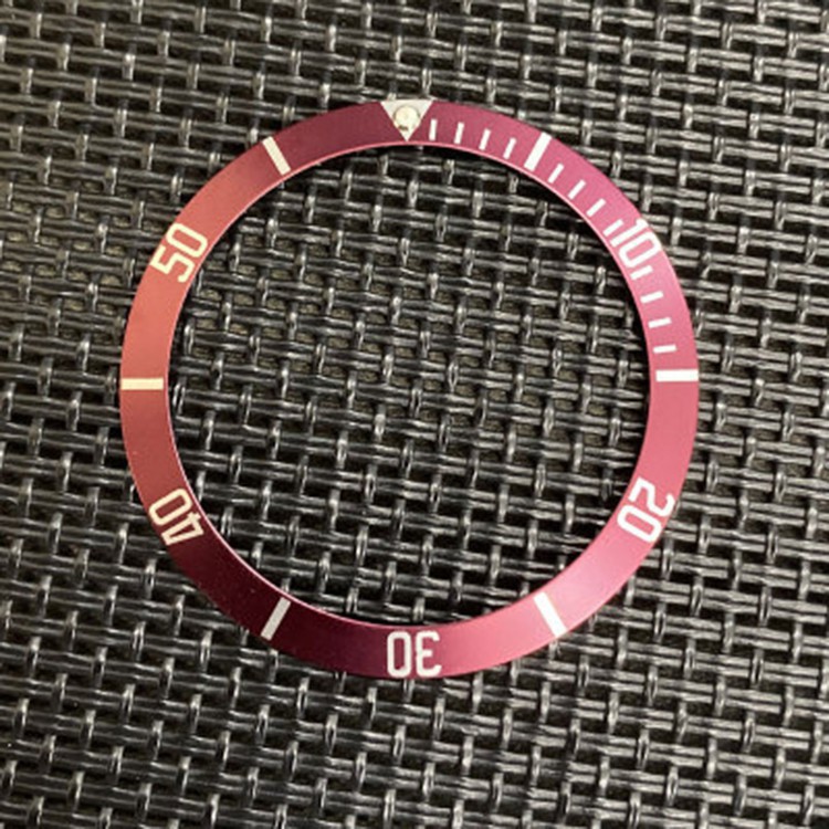 Khung viền mặt đồng hồ bằng hợp kim nhôm 39.5mm