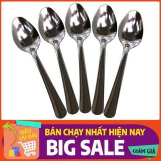 10 cái muỗng súp nhọn Chất liệu inox cao cấp