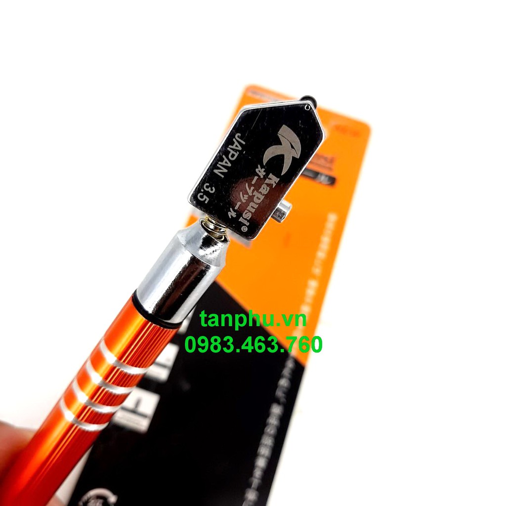 DAO CẮT KÍNH KAPUSI TAY CAM 3.5MM CAO CẤP