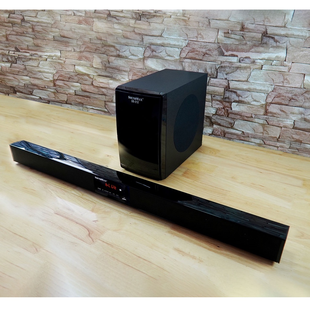 Loa Vi Tính SoundMax SB212 2.1 60W  Bluetooth 5.0 - Hàng Chính Hãng.