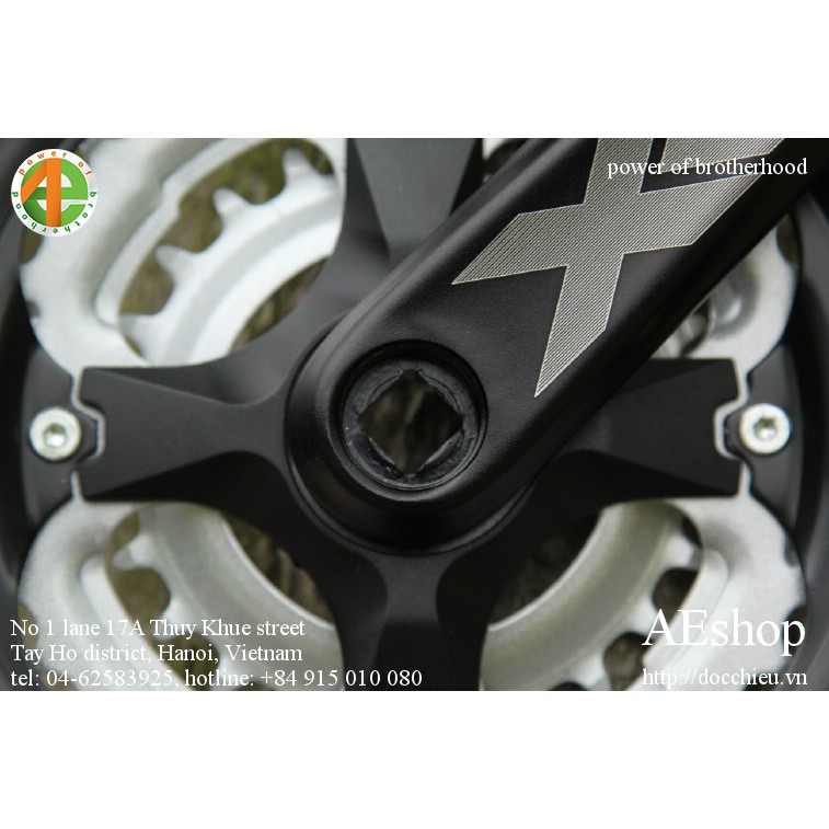 bộ đùi đĩa trước xe leo núi thể thao OTA chất liệu hợp kim nhôm mạ điện siêu nhẹ